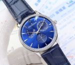 Jaeger-LeCoultre Master Ultra Thin Reserve de Marche Watches Diamond Bezel Blue Dial_th.jpg